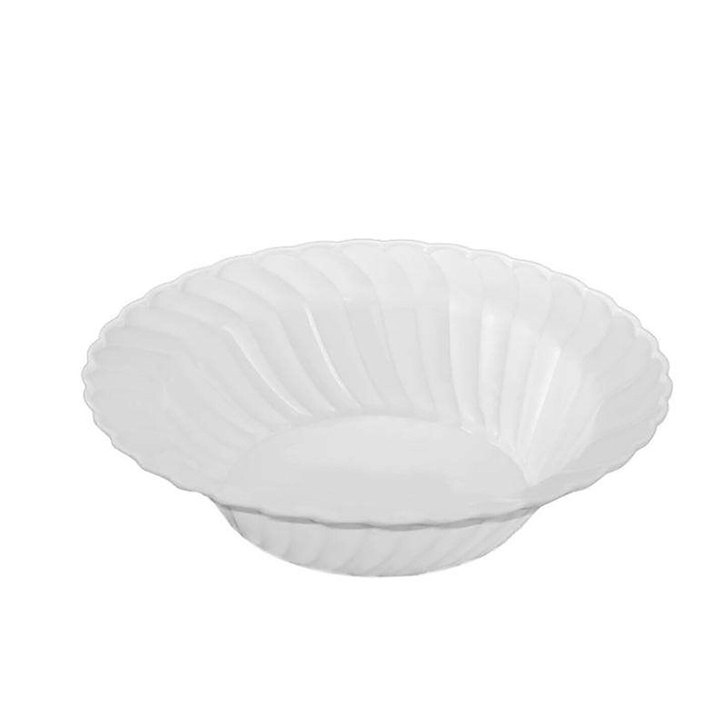 White Flair Plastic Dessert Bowls - 5 Ounce (180 Bowls)