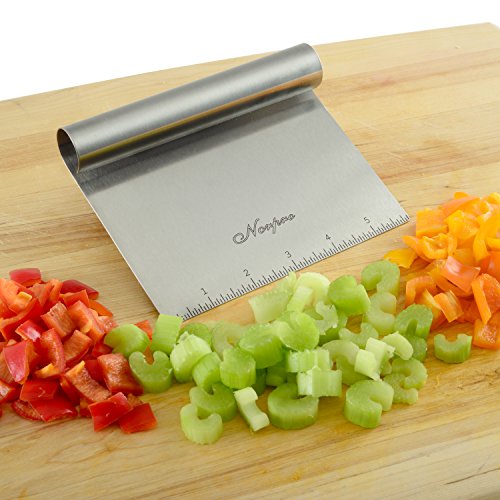 Stainless Steel Scraper/Chopper, 6in/15cm x 4in/10cm