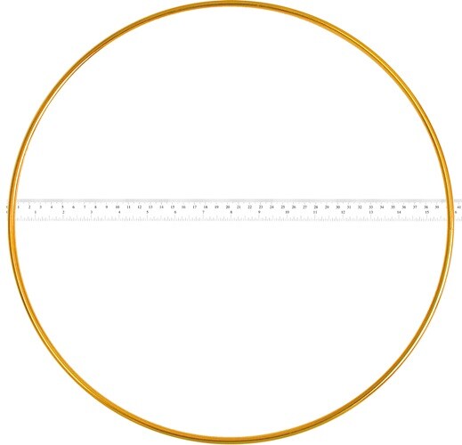 John Bead 16&#x22; Brass Metal Rings, 10pcs