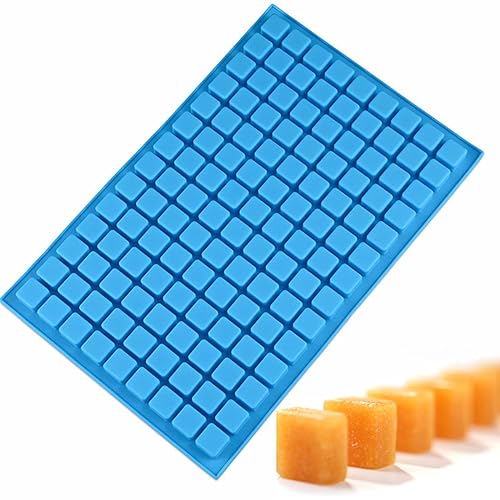 Square Candy Molds Silicone Molds for Hard Candy, Gummy, Caramels, Chocolate, Ganache, Ice Cubes, 252 Cavity