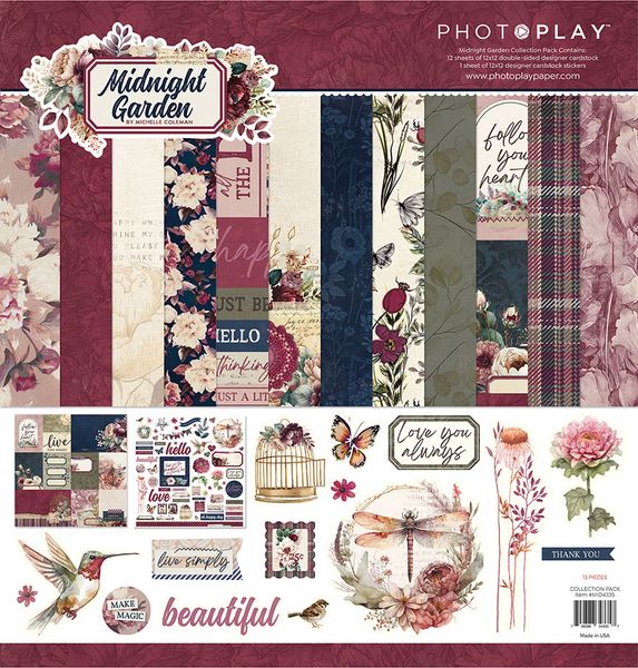 Photoplay Midnight Garden 12x12 Collection Kit