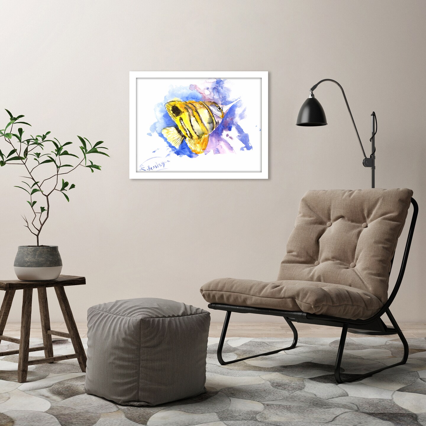 Angelfish Copperhead by Suren Nersisyan  Framed Print - Americanflat