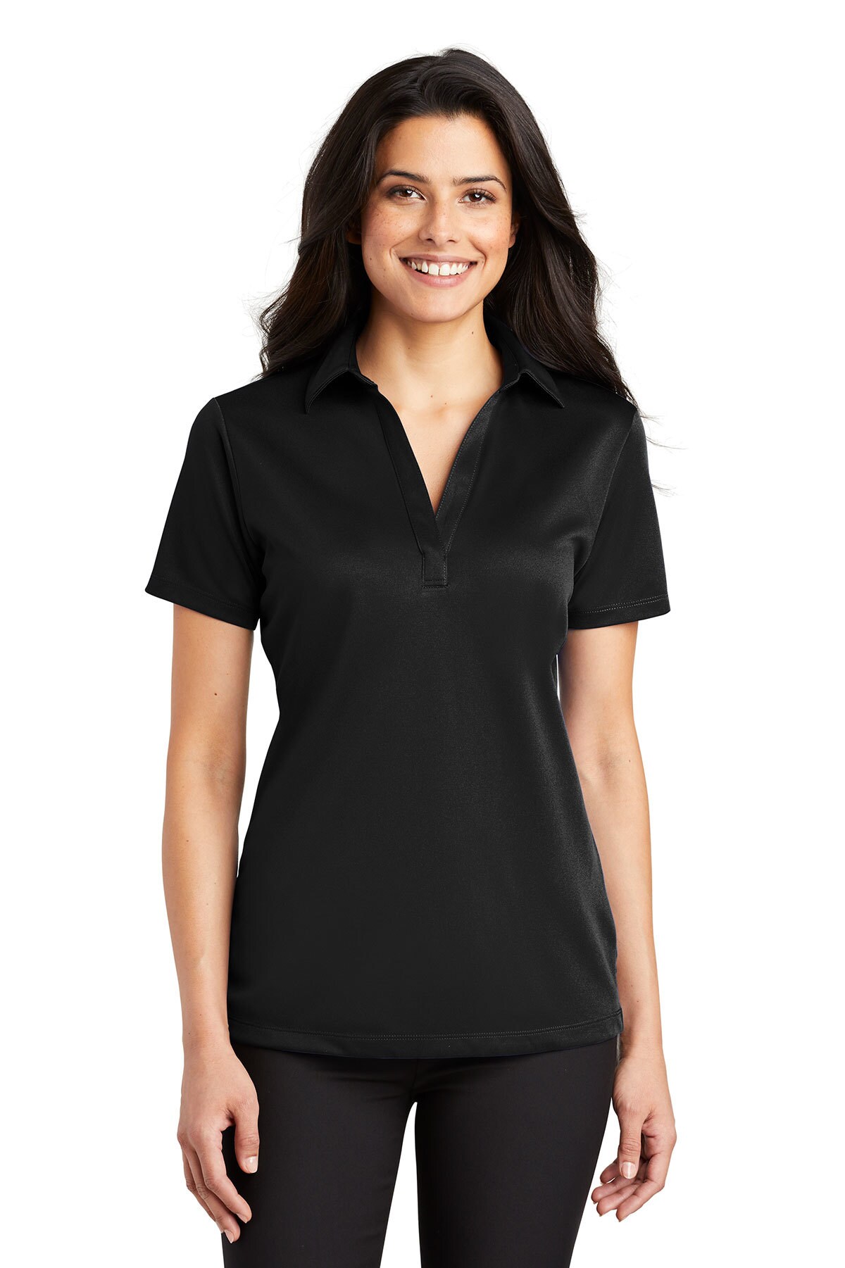 Port Authority&#xAE; Women&#x27;s Silk Touch Performance Collared Short Sleeve Polo