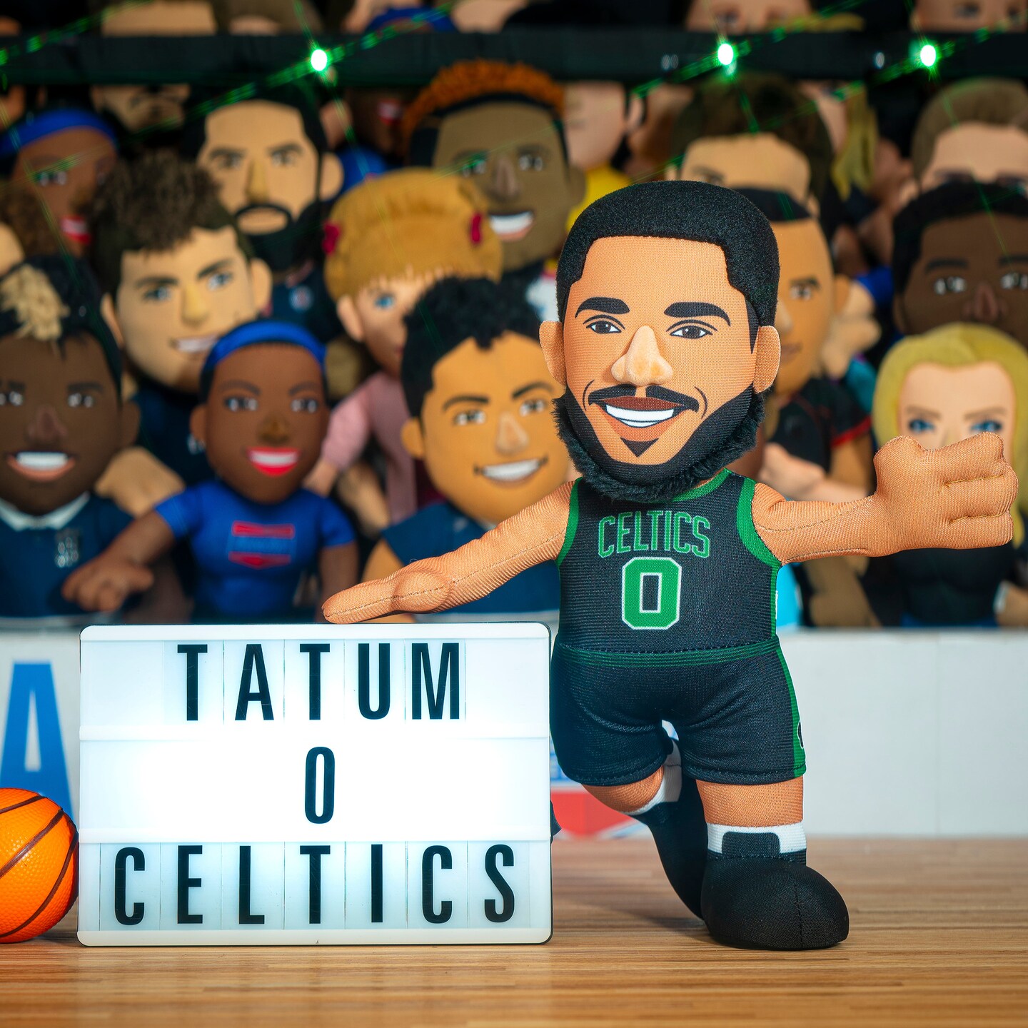 Bleacher Creatures Boston Celtics Jayson Tatum 10&#x22; Plush Figure (Black Uniform)