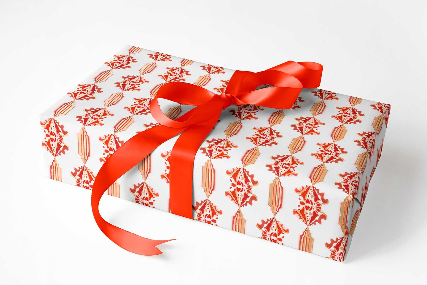 Red Holiday Wrapping Paper - Metro Shop