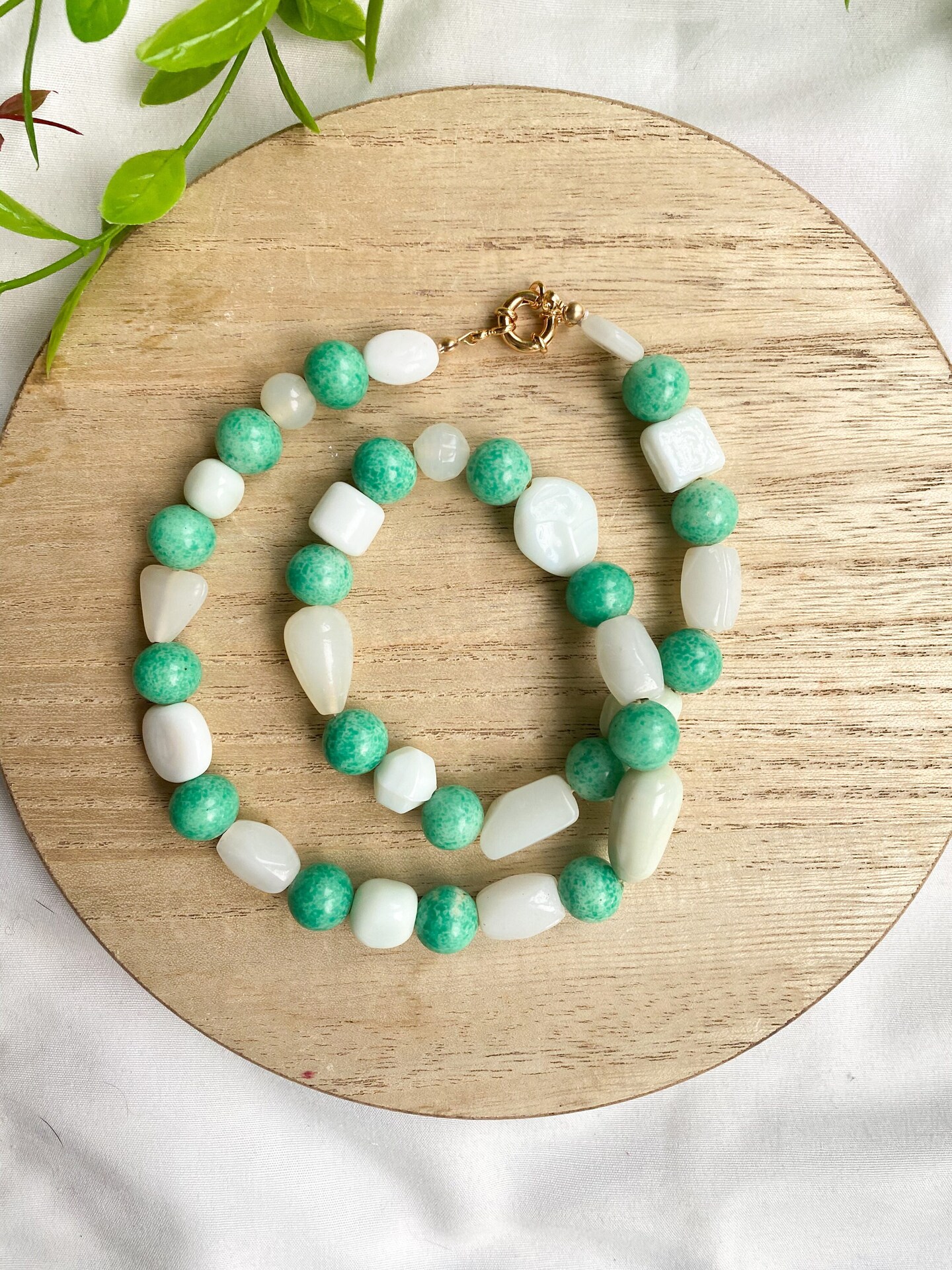 Heart Pendant Necklace Chunky Glass Puffy Love Heart Beaded Necklace Y2K  Aesthetic Jewelry for Women Girl - green - Walmart.com