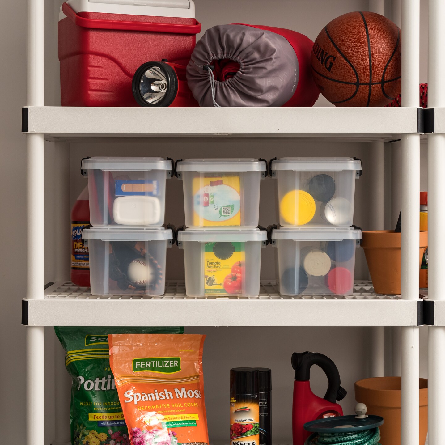 IRIS USA 6.5/19/36qt WEATHERPRO Airtight Plastic Storage Bins with Lids and Seal and Secure Latching Buckles