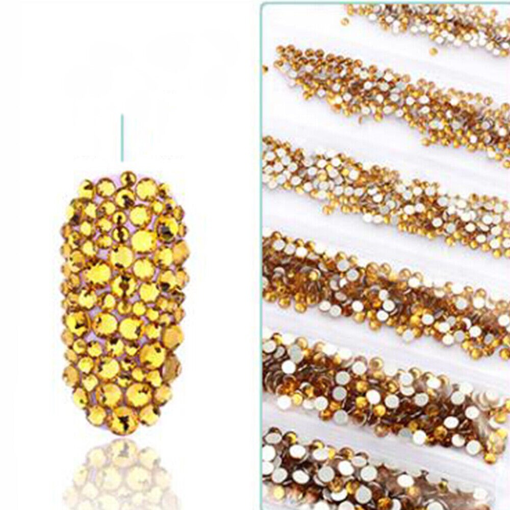 Kitcheniva Nail Art Rhinestones Glitter Crystal Gems