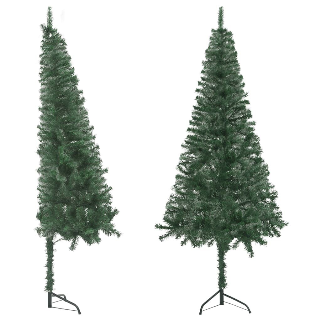 Corner Artificial Christmas Tree Green 4 ft PVC