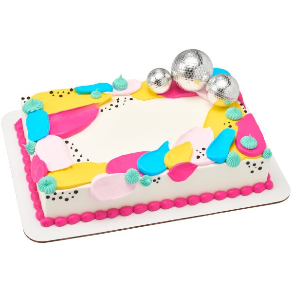Groovy Disco Ball DecoSet Cake Decoration