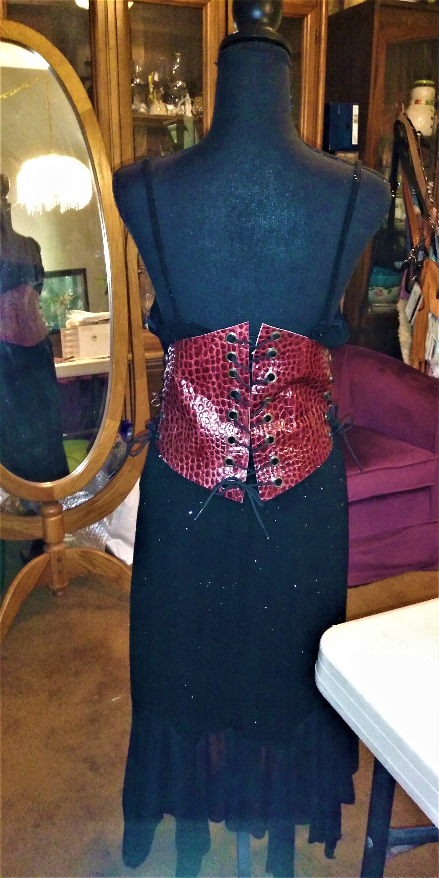 Corset cheapest Real leather …handmade