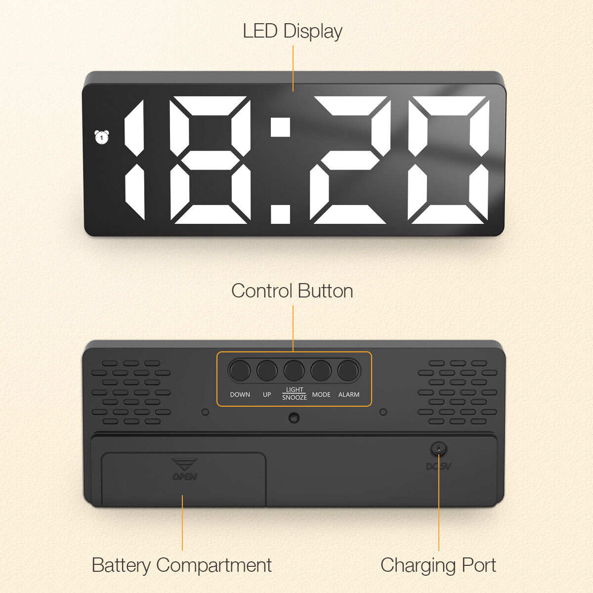 Premium Quality LED Clock Display