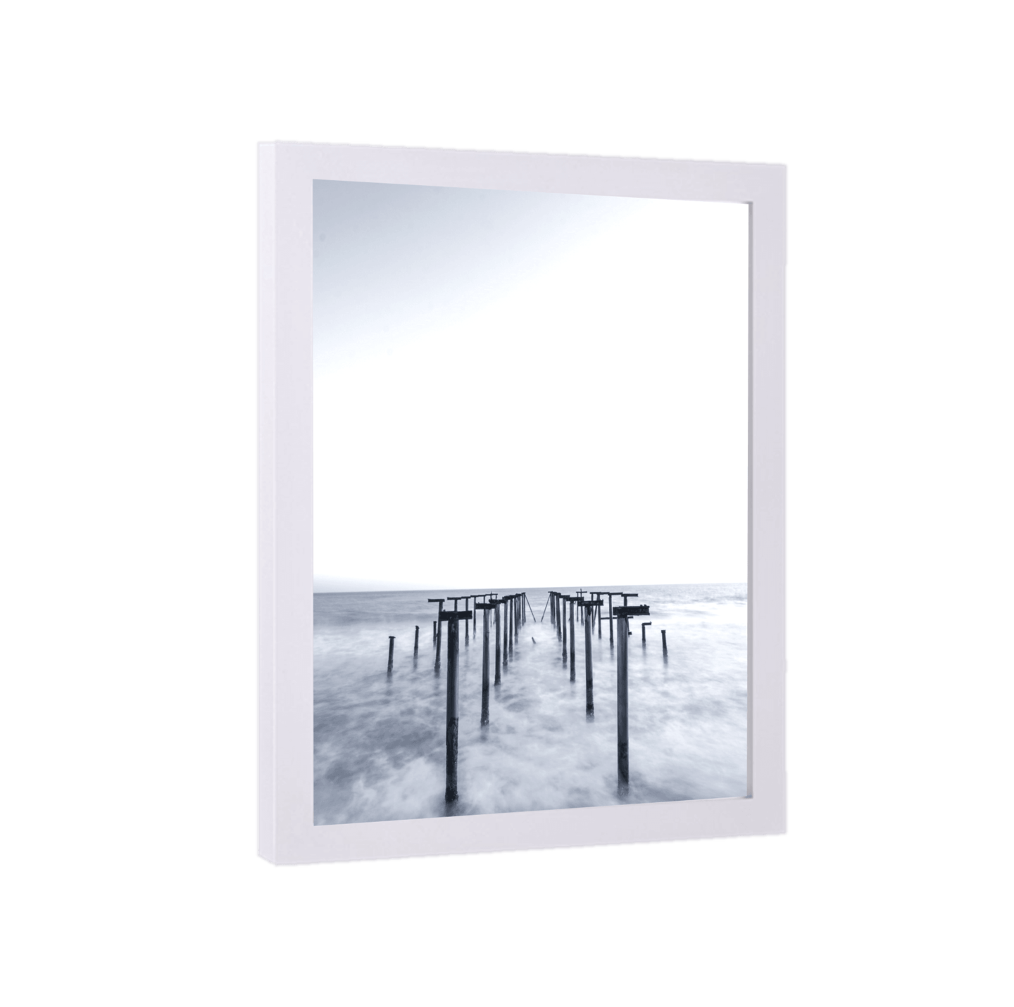 8x22 White Picture Frame For 8 x 22 Poster, Art & Photo — Modern