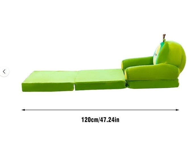 Jomeoic Plush Foldable Kids Sofa Backrest Armchair Cute Jomeoic Plush Foldable Children Sofa