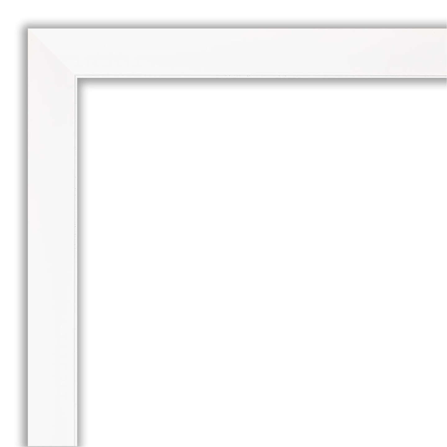 Cabinet White Narrow Picture Frame, Photo Frame, Art Frame