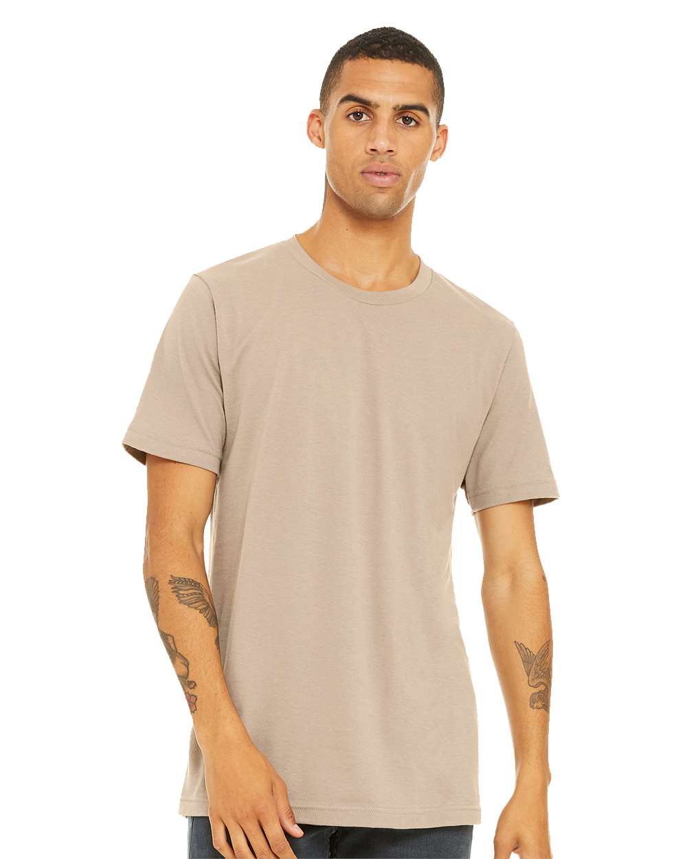 BELLA+CANVAS Men’s Crewneck Jersey Short Sleeve T-Shirt for Everyday Wear, Gym & Casual Style Premium Tee