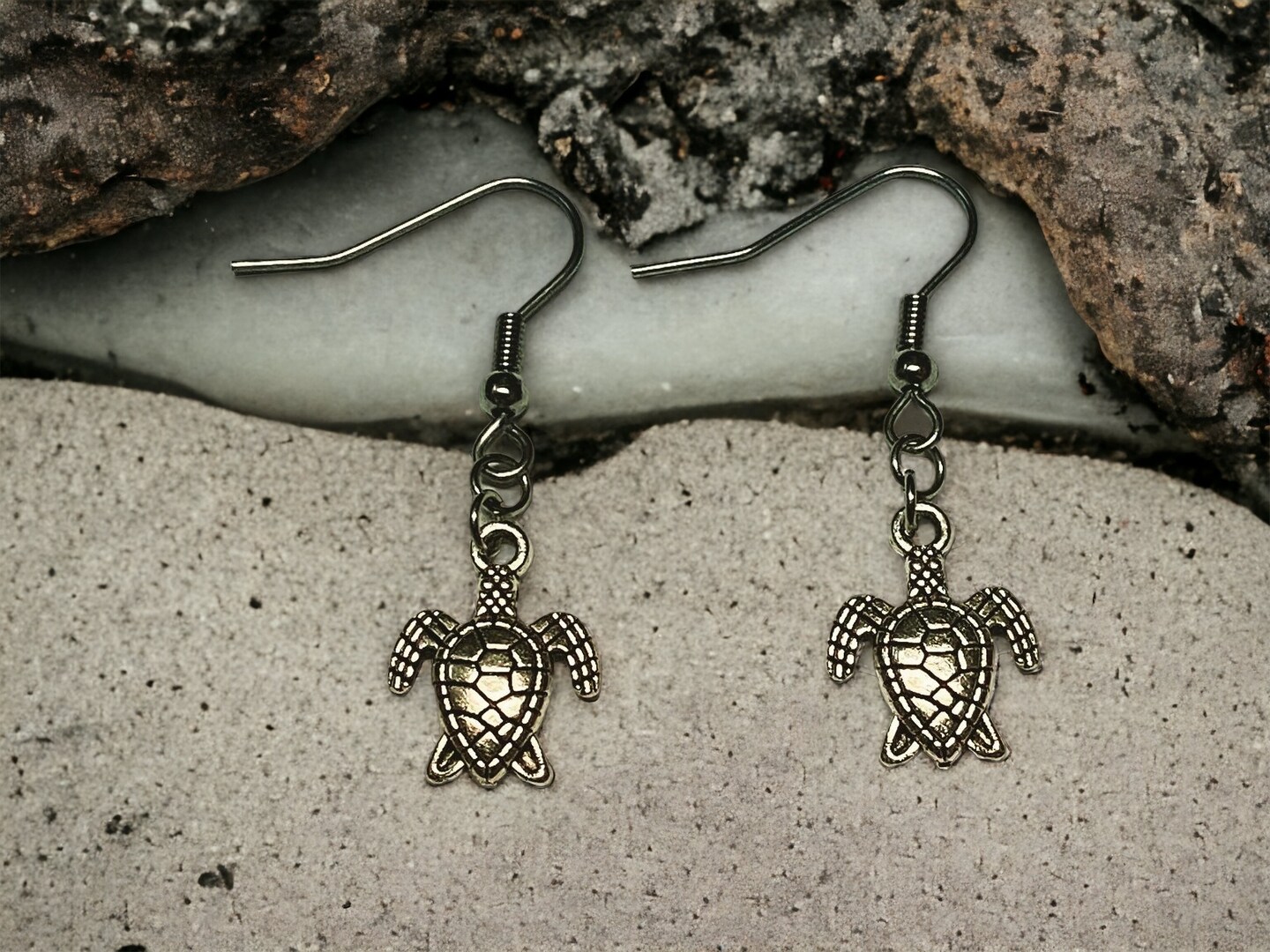 Turtle best sale dangle earrings