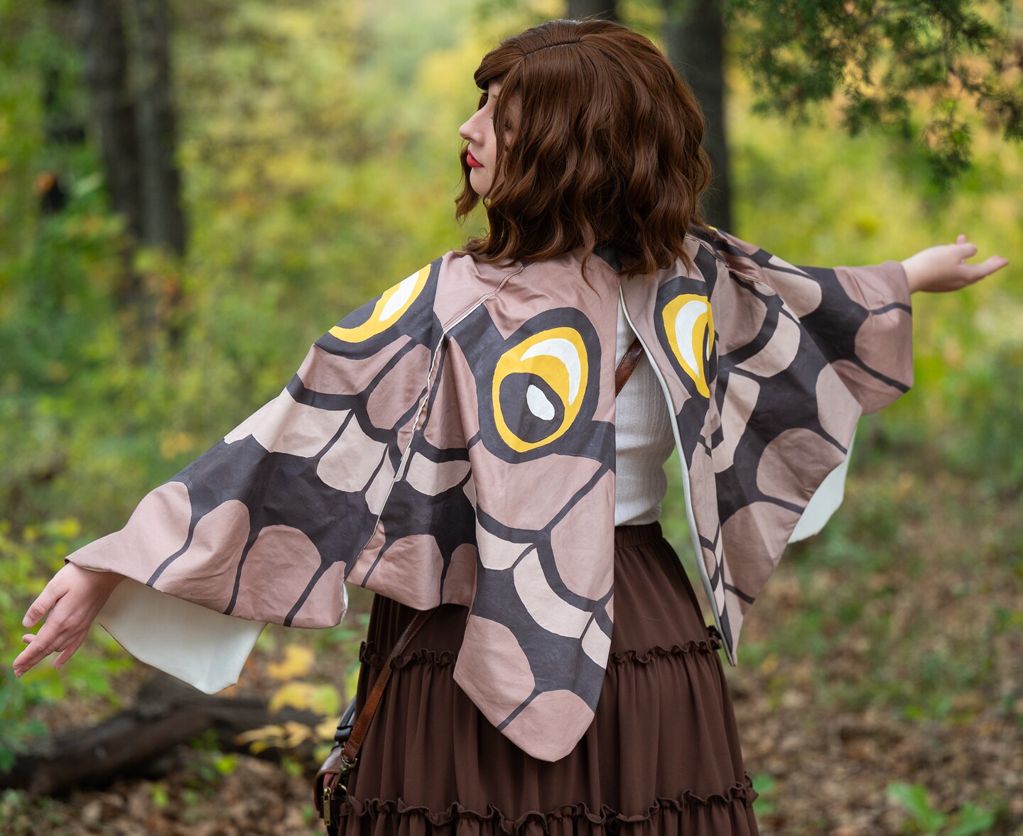 NEW Bronze Leaf Cloak Clasp willow Renaissance Fair Outfit Cape