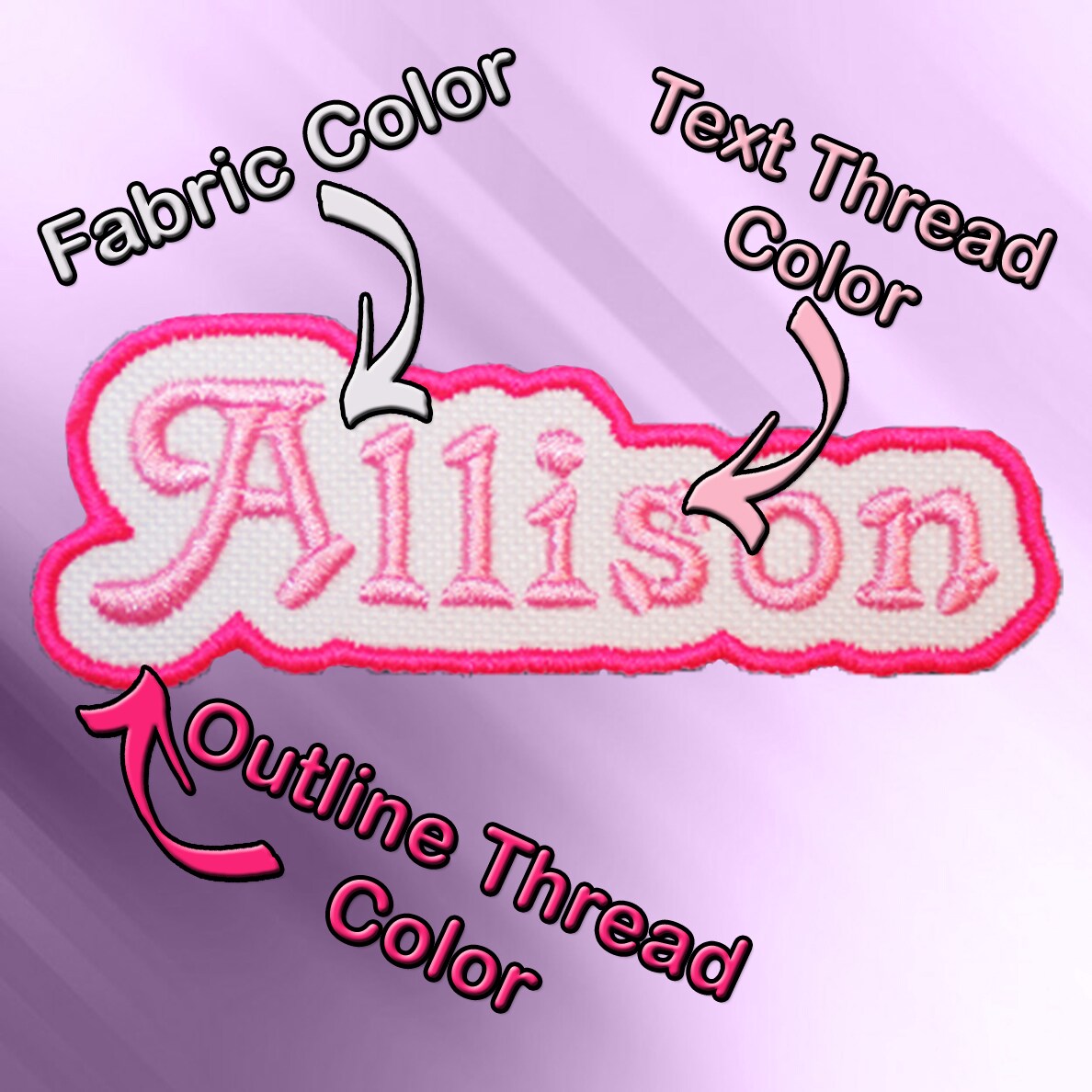 Philarpat Custom Embroidered Name Patch (Military Army Patch Cloth
