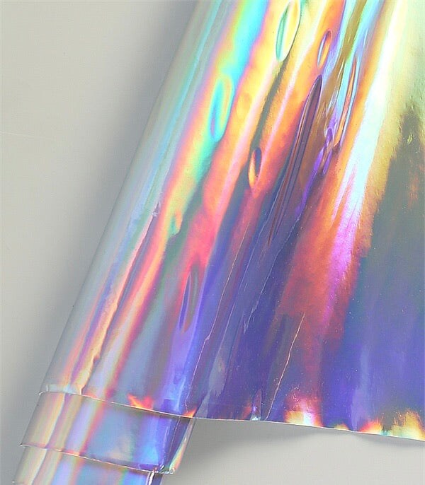 Silver Holographic Vinyl