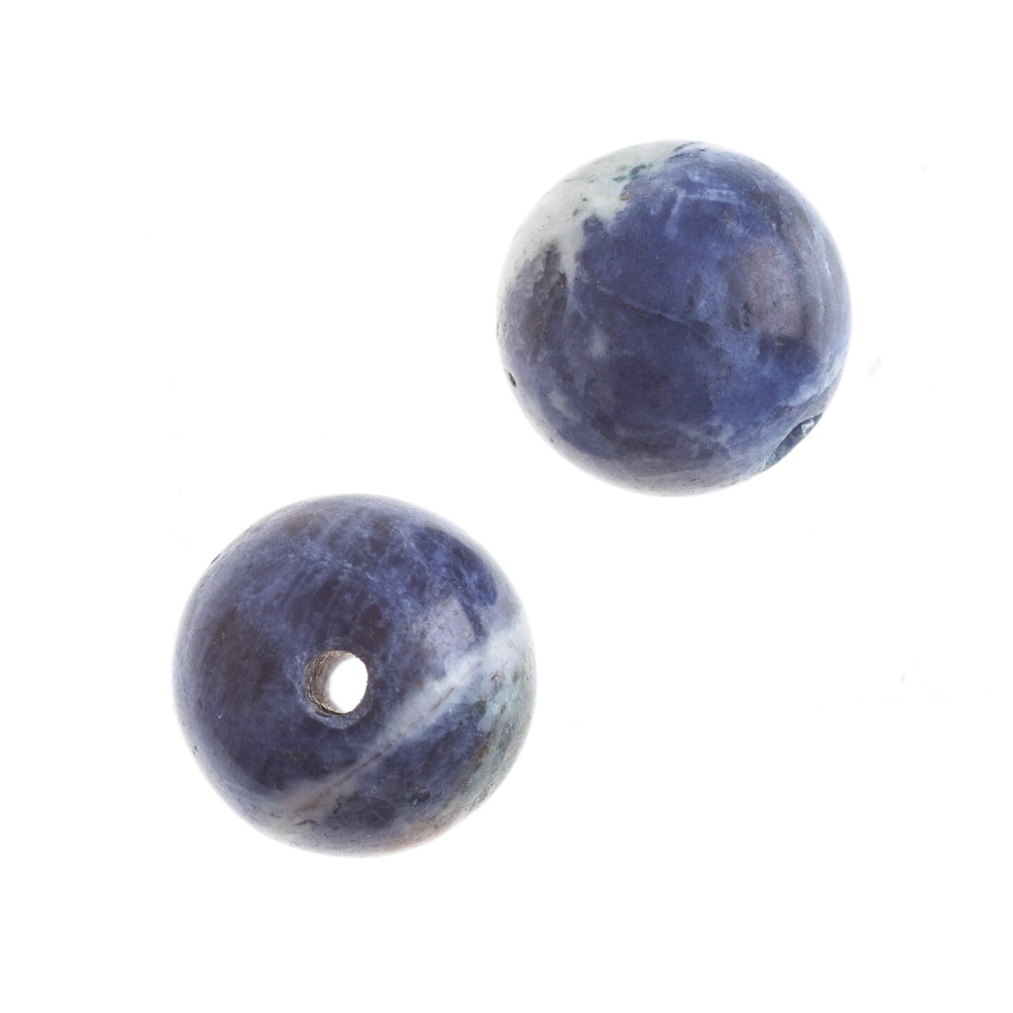 Earth&#x27;s Jewel Semi-Precious 6mm Sodalite Natural Round Strung Bead