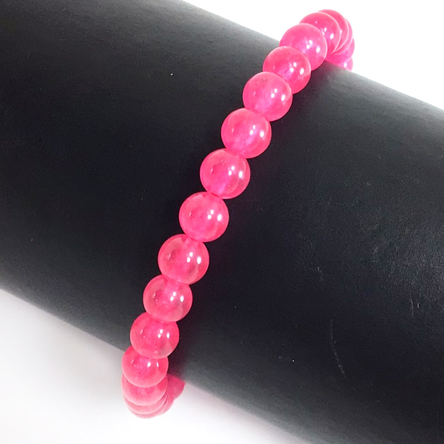 Pink deals jade bracelet