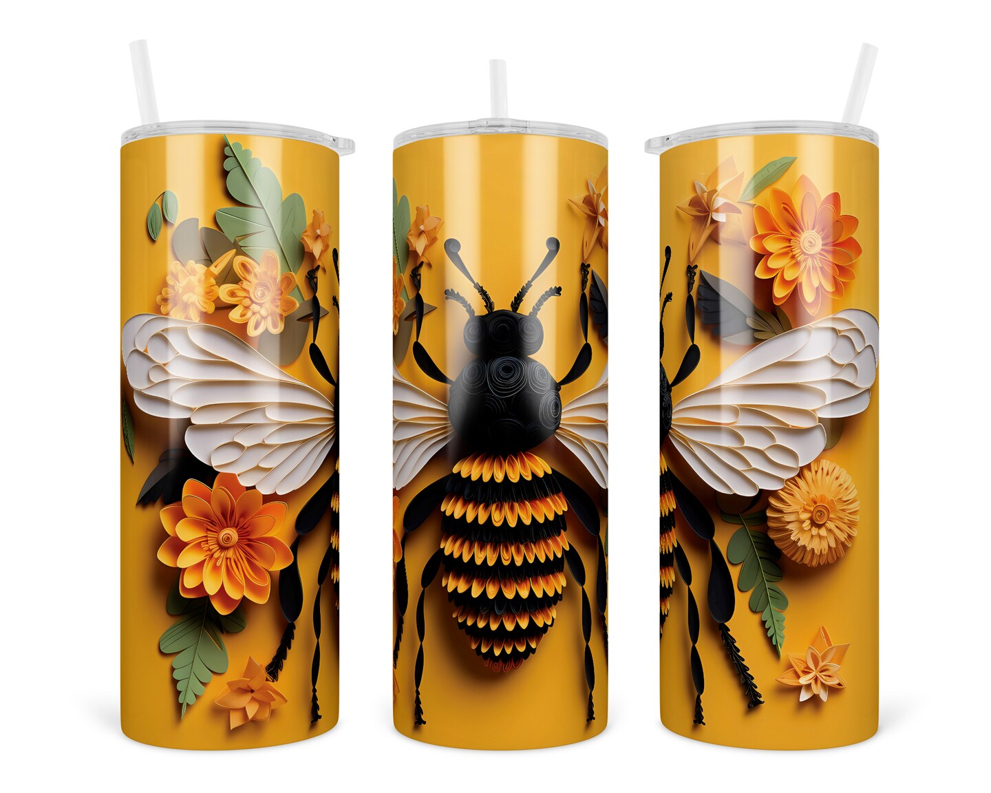 Bee Tumbler Personalized Bee Tumbler With Straw Bee Gifts -  in 2023