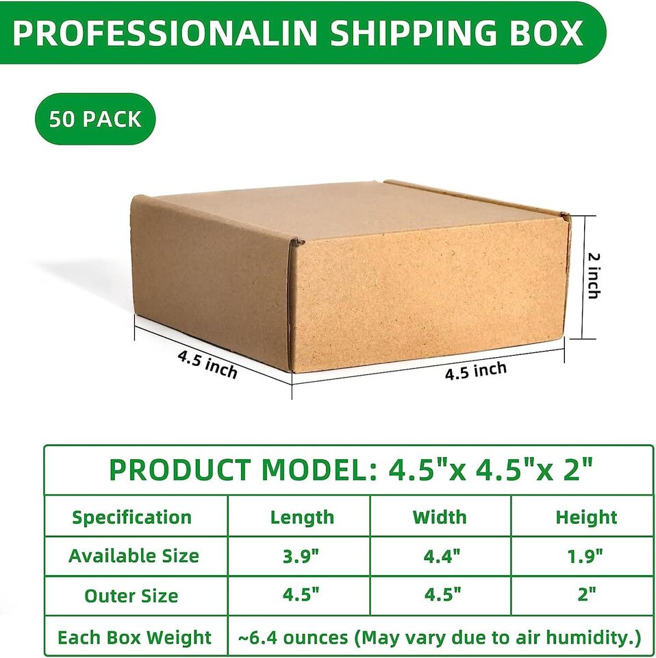 50Pack Corrugated Shipping Boxes Kraft Paper Michaels