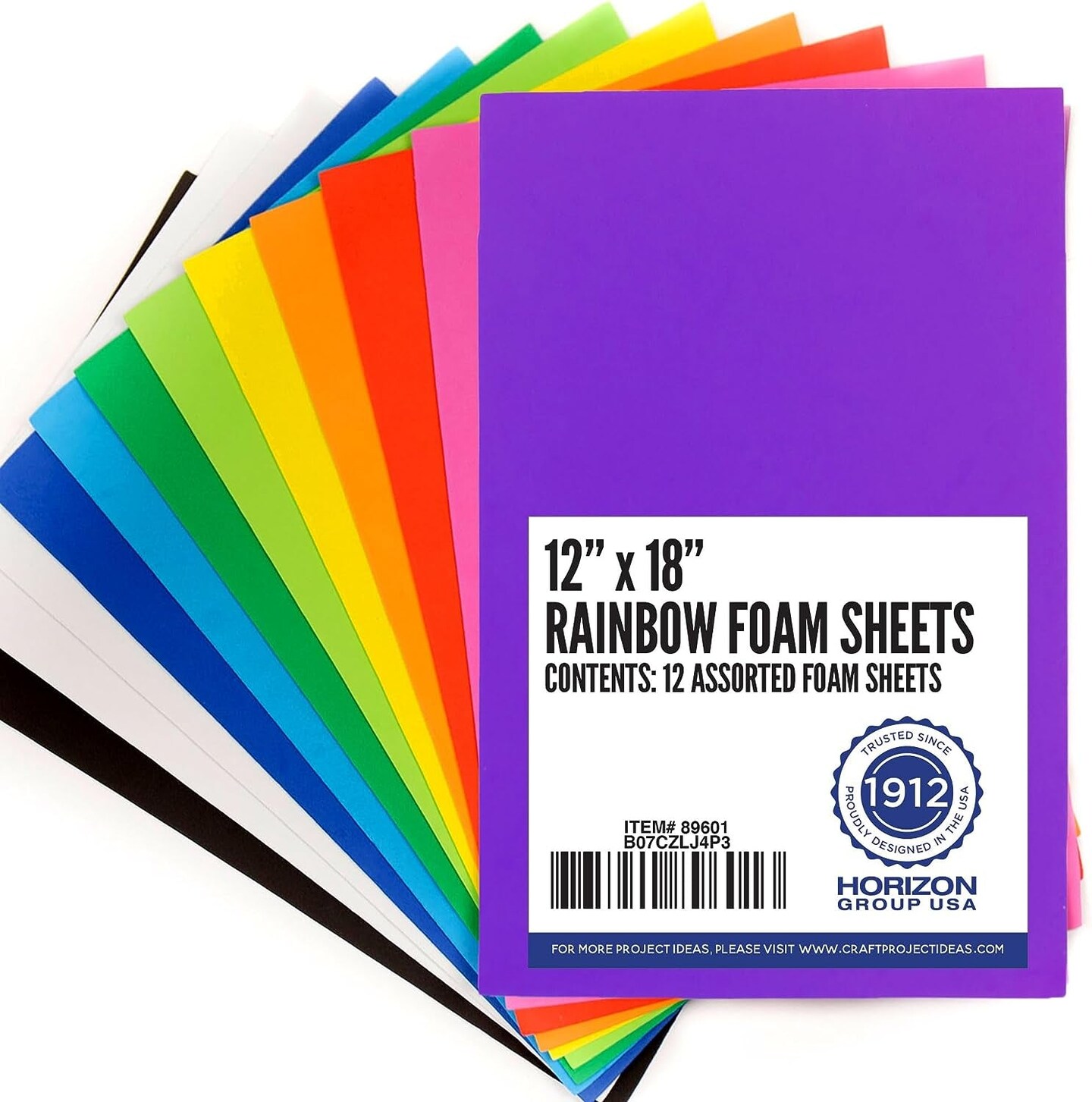 Assorted Rainbow 30-Pack Foam Sheets, 8.5X5.5-Inch & 2Mm, Value Pack of EVA Foam  Sheets in 11 Colors for Crafts Projects, Classrooms, DIY Projects, Back to  School Supplies, Art Class
