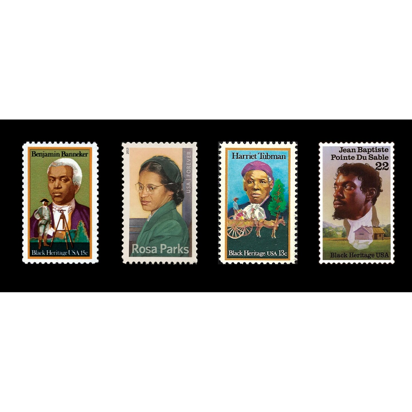 Black History United States Postage Stamp Set