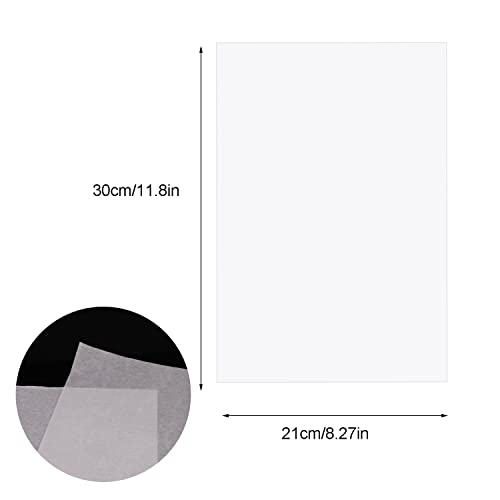 100 Sheets Tracing Paper 8.5 x 11 inches, Artists Tracing Paper Pad White Trace Paper Translucent Clear Tracing Sheets for Sketching Tracing Drawing Animation
