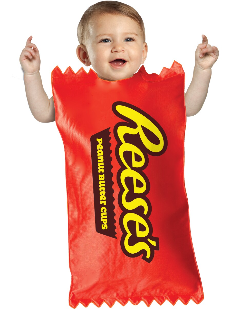 Child&#x27;s Classic Reese&#x27;s Cup Pack Chocolate Candy Baby Bunting Costume