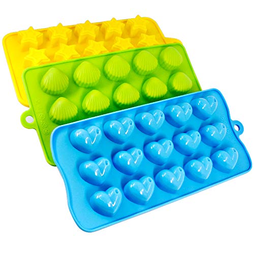 Silicone Ice Cube Trays Reusable Chocolate Molds Candy Molds