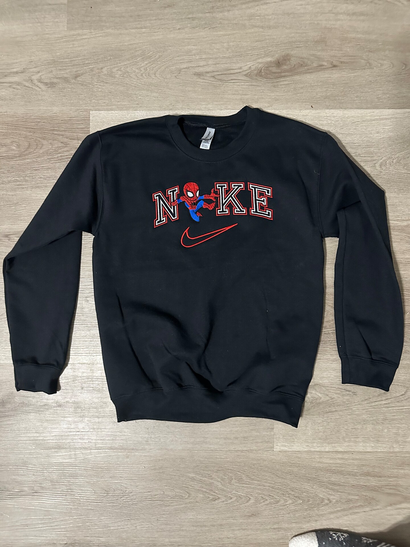 Spiderman Embroidered Sweatshirt, Spiderman Embroidered Hoodie, Adult Spiderman Hoodie, Spiderman Sweatshirt PURCHASE AT FLEURDELEESH.COM