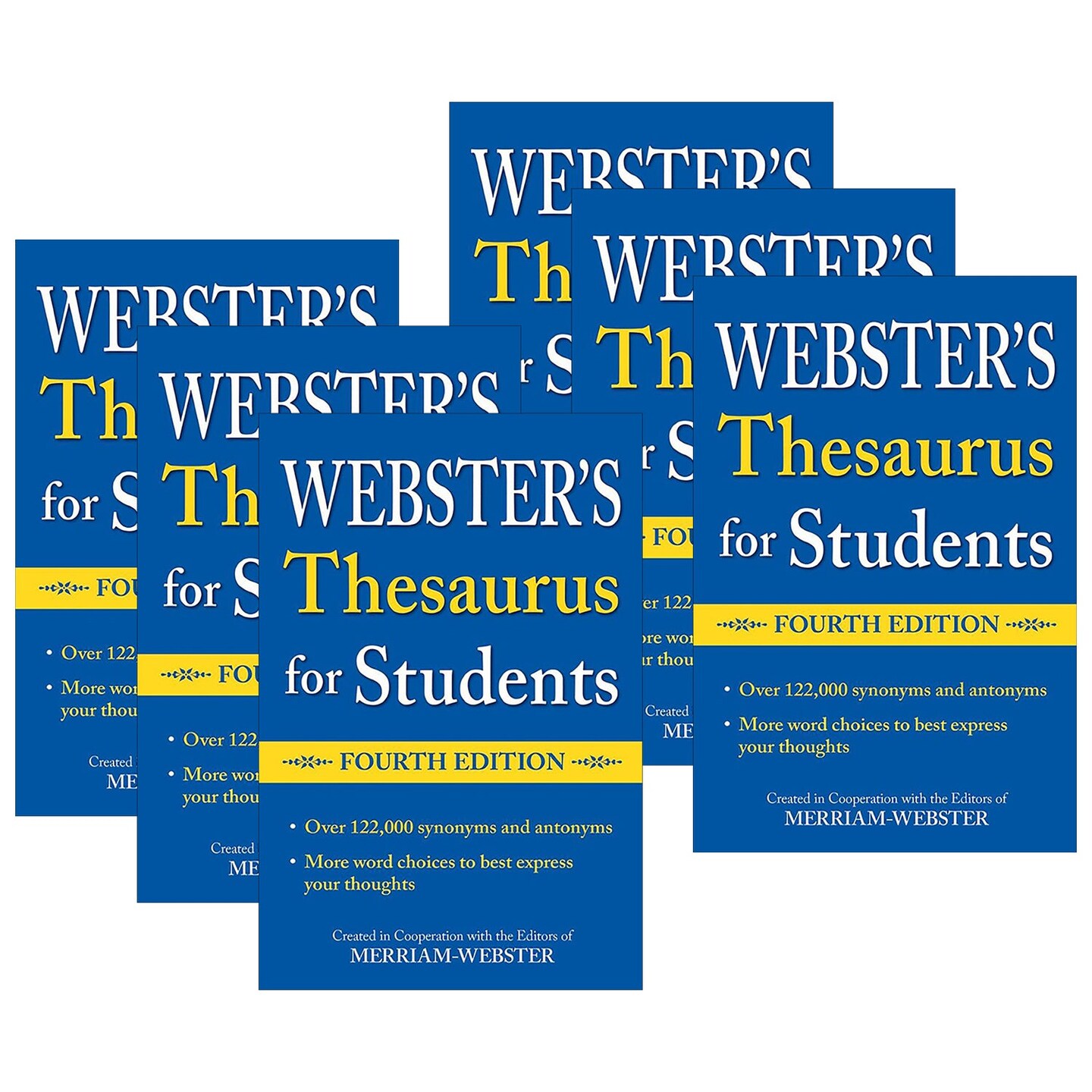 Webster&#x27;s Thesaurus for Students, Fourth Edition, Pack of 6