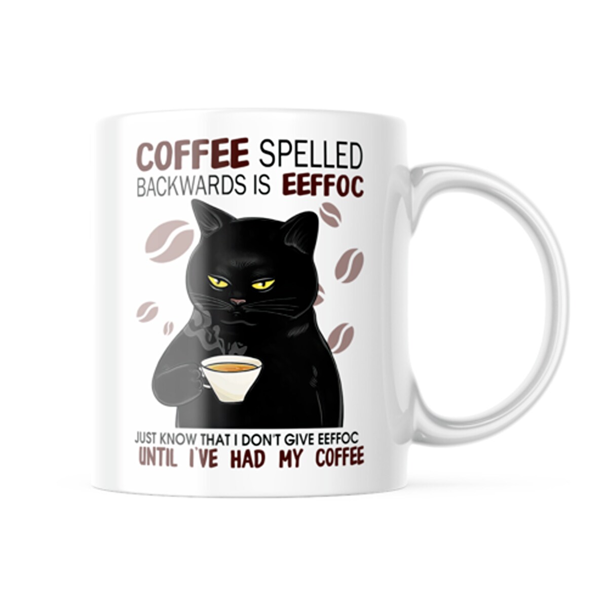 11 oz. Ceramic Coffee Cat Mug