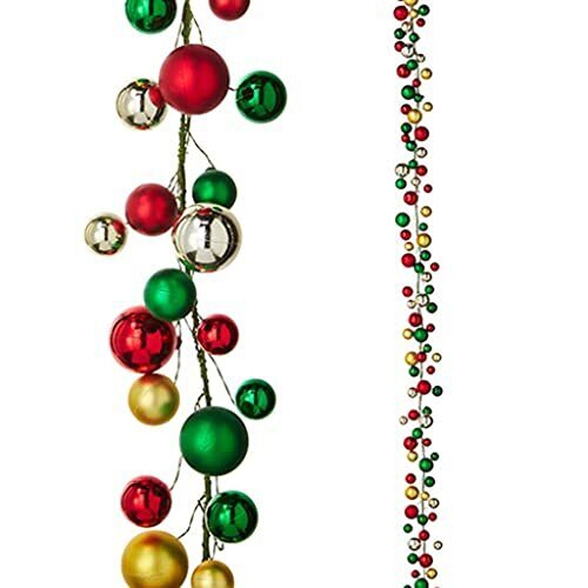 6 ft. Minimalist Christmas Balls Garland | Michaels