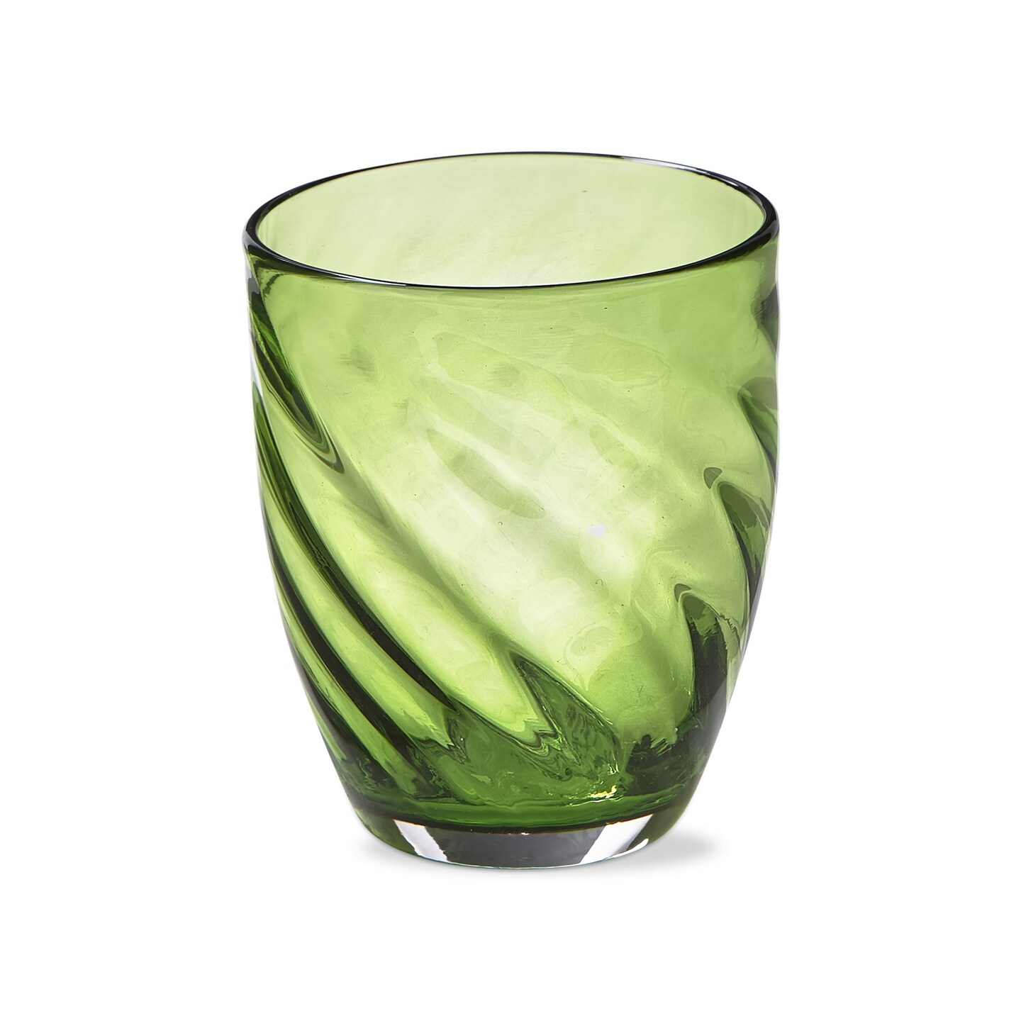 12 oz. Optic Everything Glass Solid Lt Green Dishwasher Safe Beverage Glassware Dinner Party Wedding Resturant