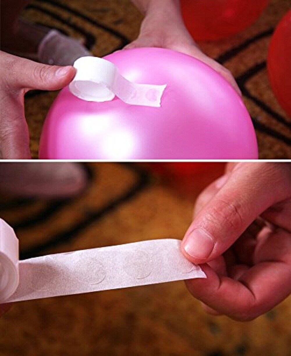 Removable Glue Dots for Foil Balloon Wedding and Birthday Decor