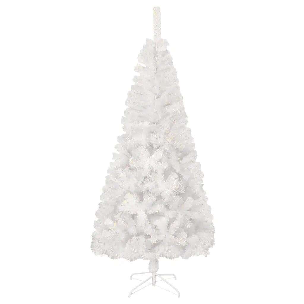 6 ft White Christmas Tree with Iridescent Tips