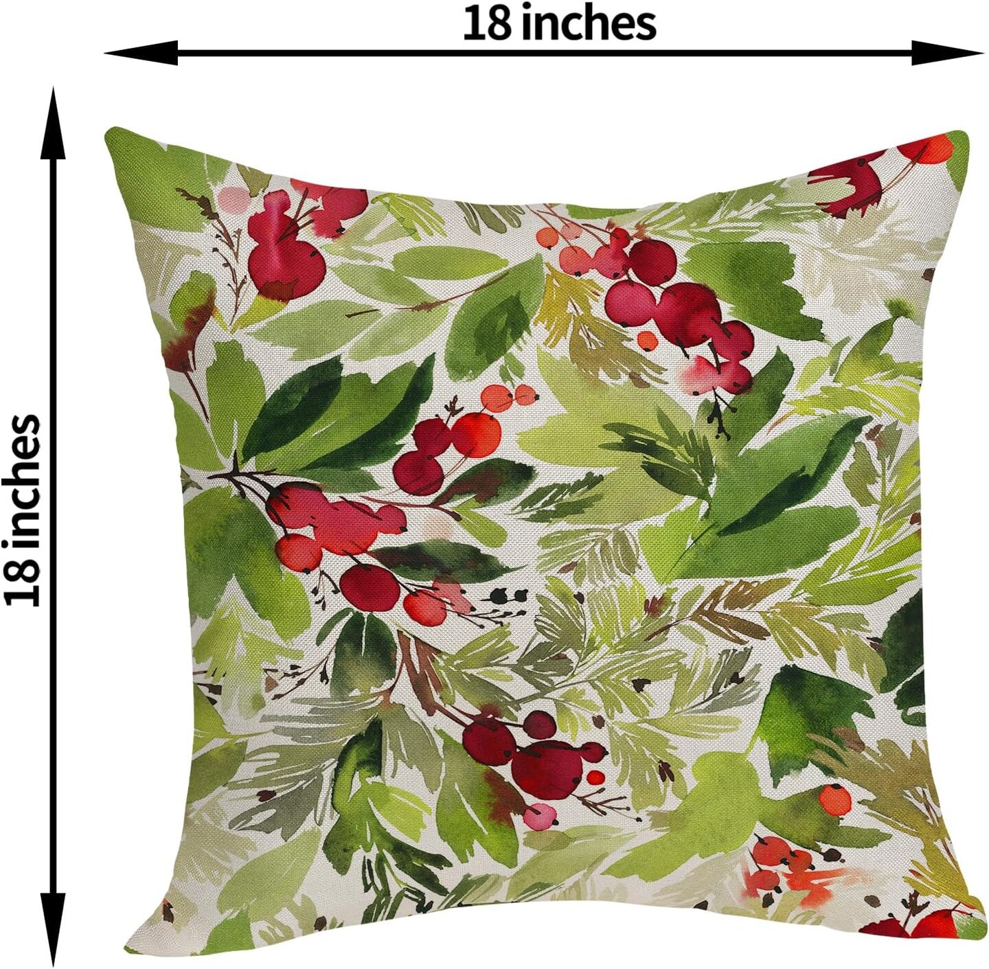 18 Inches Decorated Winter Christmas Pillow Covers