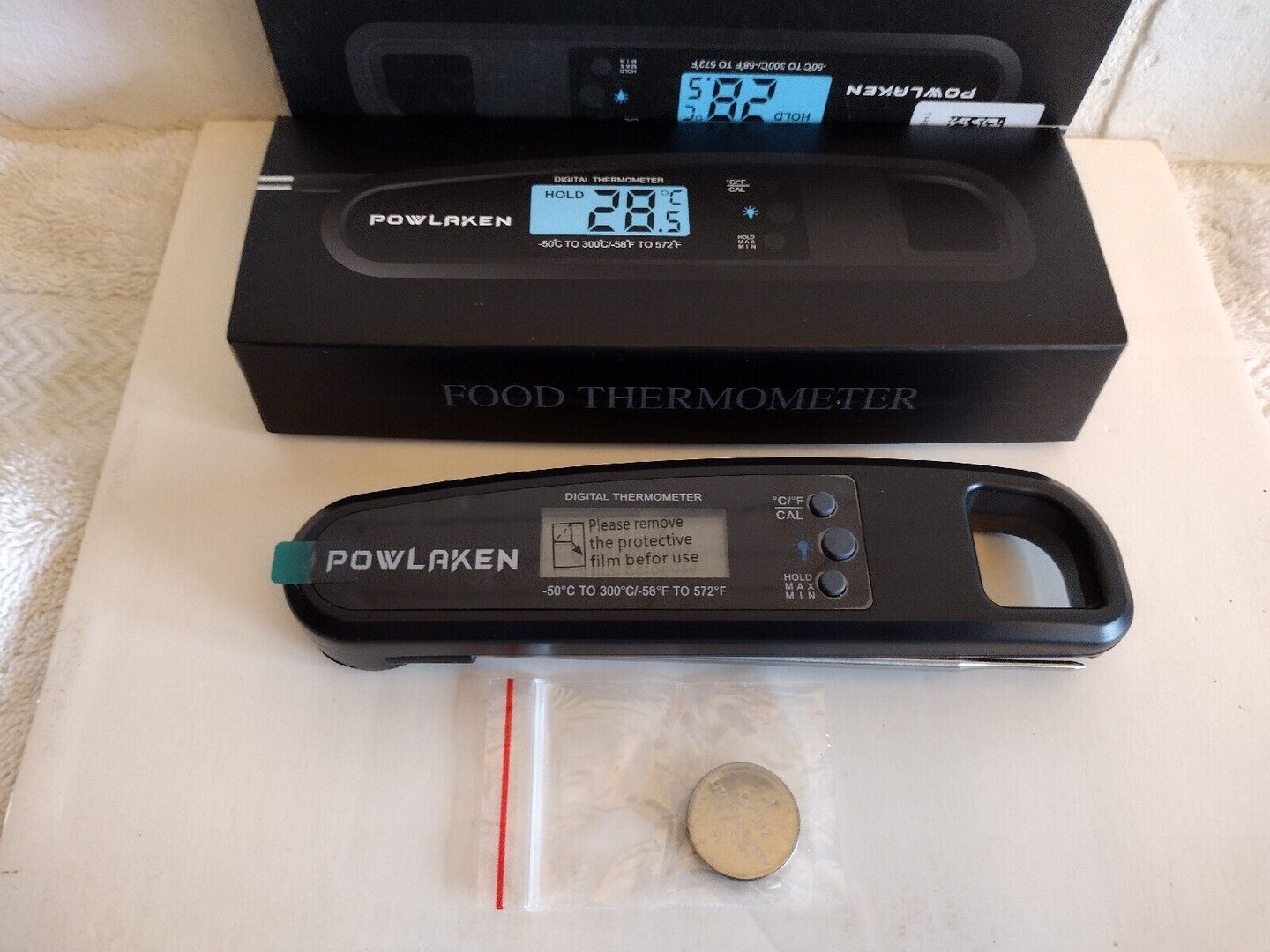 POWLAKEN Instant Read Meat Kitchen Cooking Digital Food Thermometer