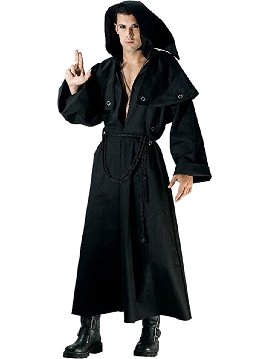 Adult&#x27;s In Goth We Trust Acolyte Robe Costume One Size