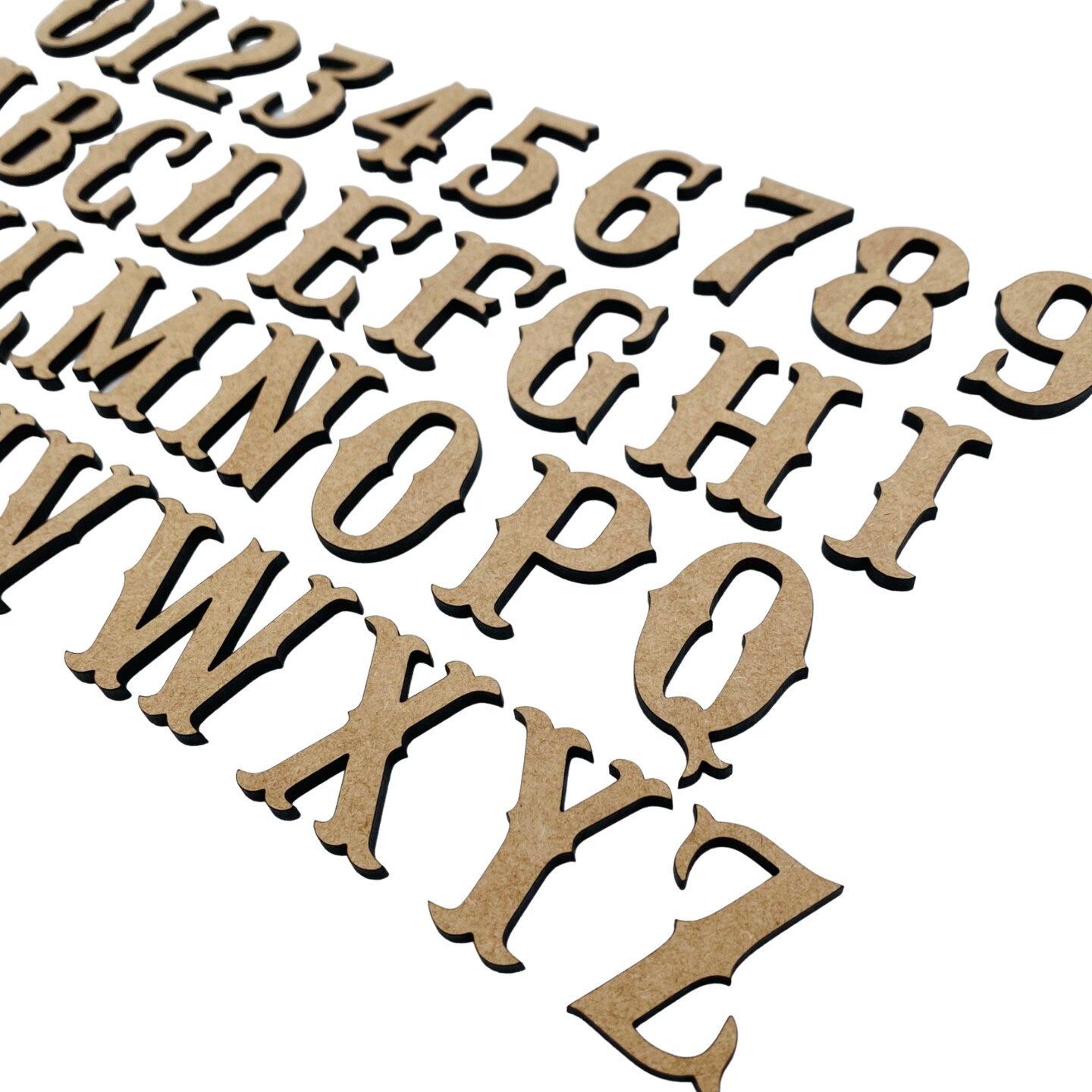 Small Railroad Western Font | Cowboy Style | Clown Letters | Laser Cut  Letters | Cute Wooden Letters | Block Style Letters | Kids Project |  MakerPlace by Michaels, image size:1080x1080