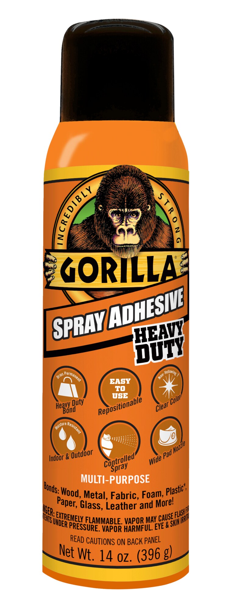 Gorilla Glue Gorilla Spray Adhesive - 14 oz - Multipurpose, Indoor