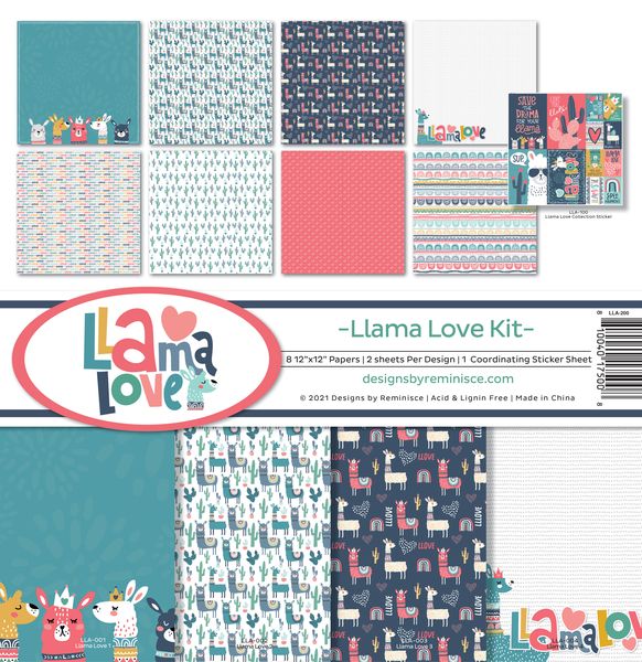 Reminisce Llama Love Collection Kit