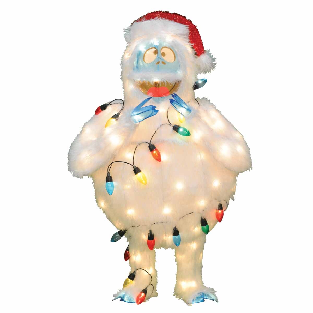 Northlight Pre-Lit Bumble Christmas Outdoor Decoration - 49&#x22; - Multi Lights