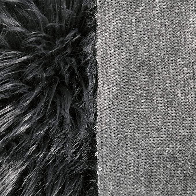 FabricLA Fabricla Shaggy Faux Fur Fabric By The Yard - 72 X 60