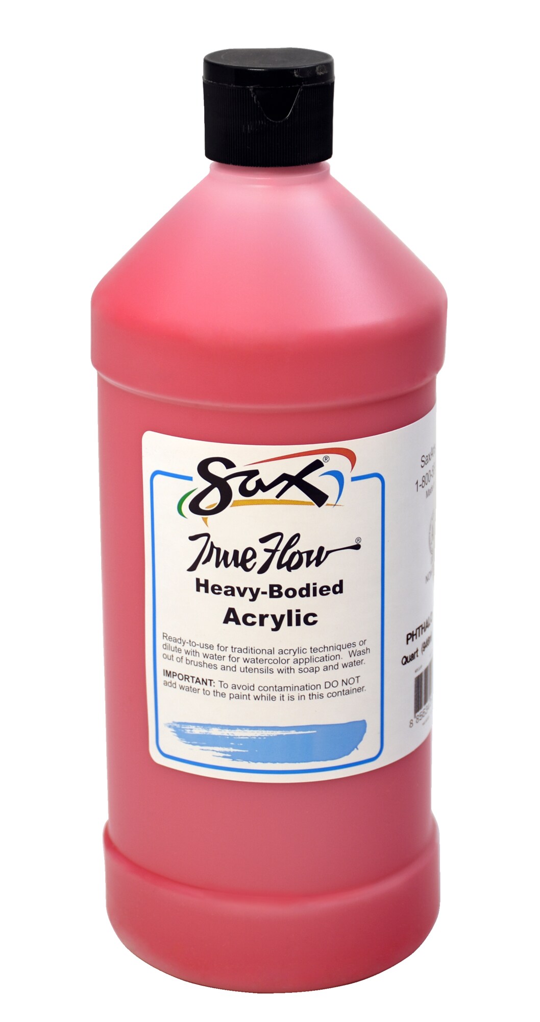 Sax True Flow Heavy Body Acrylic Paint, Quart, Phthalo Red Michaels
