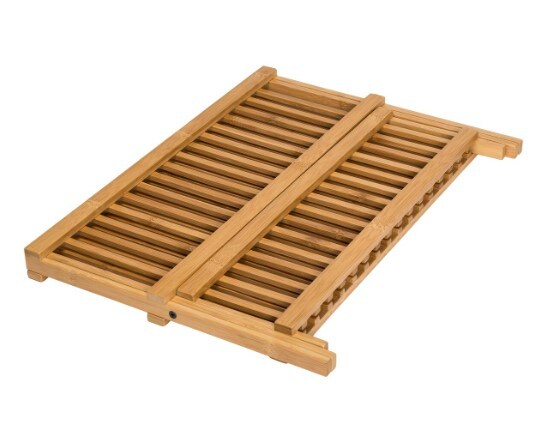 Dish Drying Rack Made of Natural Bamboo